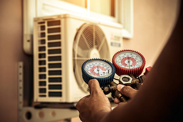 Professional Hvac technician working in Montgomery, GA